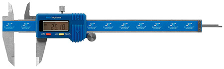 [661120720607] Frankford Arsenal 672060 Electronic Caliper  Blue Multi-Caliber Stainless Steel Rifle/Handgun Firearm