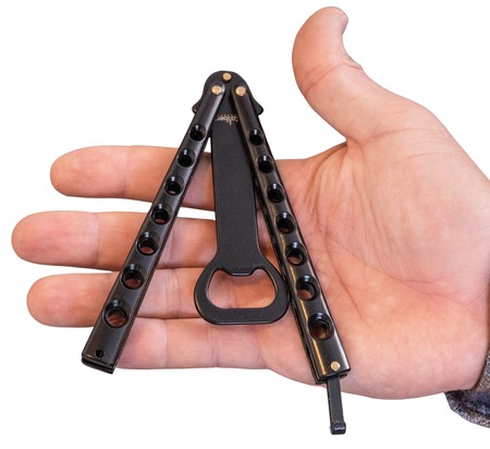 [810112981971] CAMP CBG-BF1021BK BUTTERFLY BOTTLE OPENER BLK