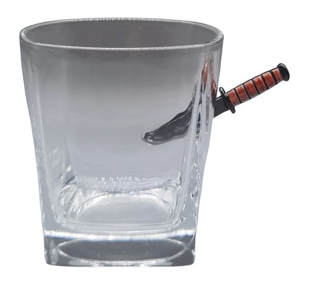[810112982466] CAMP CBG-LMS-USMC LMS KNIFE WHISKEY GLASS