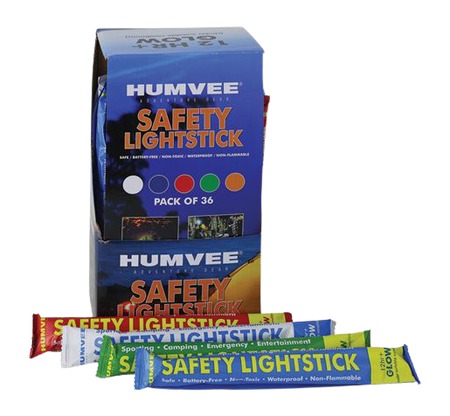 [024718513812] CAMP HMV-LS-6DB36 HUMVEE LIGHTSTICK 6IN     36 PCS