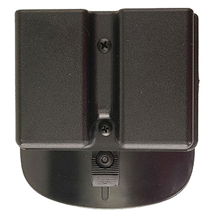 [043699513628] Uncle Mike's 51362 Kydex Double Mag Case Double Black Kydex Paddle Belts 1.75" Wide