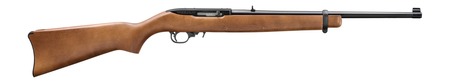 [736676110308] Ruger 11030 10/22 250th Anniversary 22 LR 10+1 18.50" Satin Black Barrel, Engraved Satin Black Alloy Steel Drilled  &  Tapped Receiver, Hardwood Fixed Stock