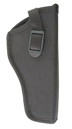 [043699810512] Uncle Mike's 81051 Sidekick Hip Holster OWB Size 05 Black Cordura Belt Loop Fits Large Semi-Auto Fits 4.50-5" Barrel Right Hand