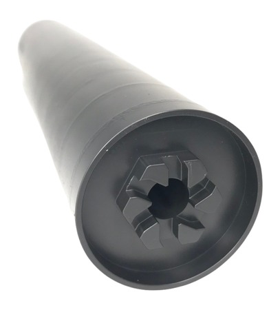 [850083185091] Fuqua Precision Machining DACH30SSBLK Dirty Dachshund 30Cal 1.60" Black 17-4 Stainless Steel 1.375"x24