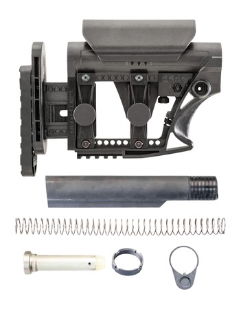 [859992007418] LUTH-AR MBA-3KM    MBA-3 BLACK STOCK ASSY 223 KIT