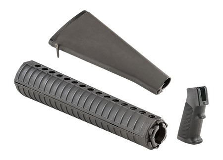 [812058033257] LUTH-AR FK-A2      COMPLETE A2 RIFLE FURN KIT BLK