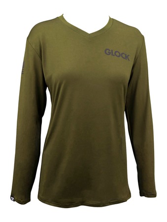[764503070419] GLK AP96428 LADIES PERFORMANCE SHIRT GRN L