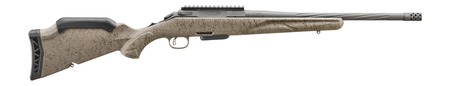[736676469628] Ruger 46962 American II Ranch Full Size 350 Legend 5+1 16.40" Cobalt Cerakote Spiral Fluted Threaded Barrel  &  Alloy Steel Receiver w/Picatinny Rail, Flat Dark Earth Splatter Adj Comb  &  LOP Synthetic S