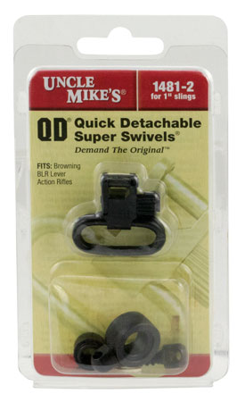 [043699148127] Uncle Mike's 14812 Super Swivel  Quick Detach 115 BLR Blued 1" Loop for Browning BLR (Does Not Fit BLR Lightening)