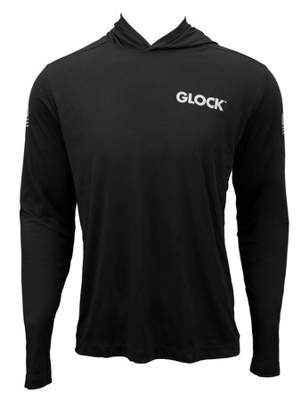 [764503070594] GLK AP96412 HOODED PERFORMANCE SHIRT XL  BLK