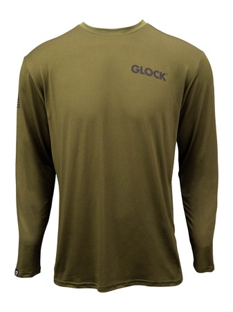[764503070518] GLK AP96438 LONG SLEEVE PERFORMANCE M    GRN