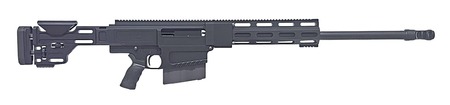 [854164007517] HM Defense HM50B150BMGBLK HM50 B1 50 BMG 10+1 26.25" Match Grade Threaded Barrel, Black Hardcoat Anodize Aluminum Receiver w/Picatinny Rail, M-LOK Handguard, Picatinny Rail Forend, Black Adj Cheekpiec