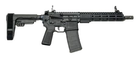 [810208844616] San Tan Tactical STT-F-PSP-10 Defender  5.56 NATO 10.50" Black Polymer SB Tactical SBA3 Brace