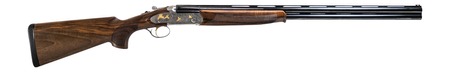 [853418431627] Fierce Firearms FUD20GA28 Upland Deluxe 20 Gauge 2rd 28" Blued Over/Under Barrel, Fixed w/Schnabel Forearm Oiled Turkish Walnut Stock