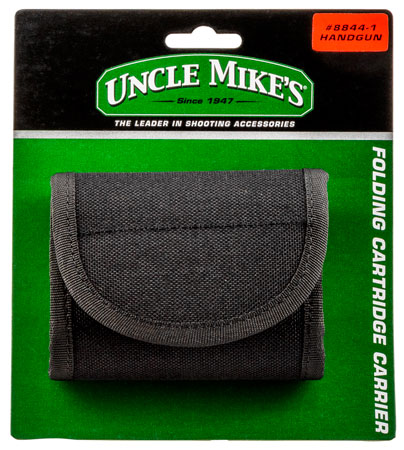 [043699884414] Uncle Mike's 8844 Folding Cartridge Carrier Handgun 12 Rounds Black Nylon