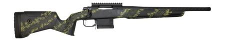 [638457795448] Great Lakes Firearms GL700308SSLBLK GL700 308 Win 5+1 18" Aluminum Receiver w/Picatinny Rail, Fixed Lichen Black Synthetic Stock