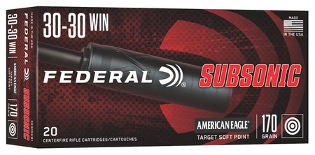 [604544711226] FED 3030SUB1     3030 170GR TSP SUBSONIC 20/10