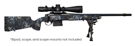 [850083689773] Horizon Firearms HRF-VNP-300P-24R-P Vandal Prime 300 PRC 24" Black Chrome Spiral Fluted Threaded Barrel, Black Chrome Steel Receiver w/Picatinny Rail, Arca Rail Forend, Textured Iota EKO Carbon Fiber