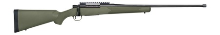[015813282246] Mossberg 28224 Patriot  7mm PRC 3+1 24" Matte Blued Fluted Threaded Barrel, OD Green Synthetic Stock