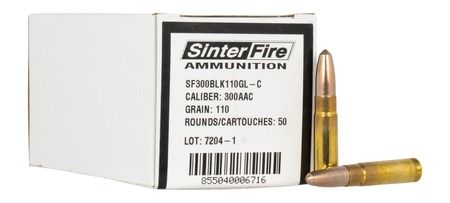 [855040006716] SINTERFIRE SF300BLK110GL-C 300 BO GL 110G LF 50/10