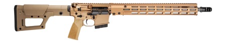 [810081136044] Geissele Automatics 08651S GFR Stratomatch MOD1 6mm ARC 8+1 18" Threaded Barrel, Desert Dirt Cerakote Aluminum Receiver w/Picatinny Rail, ARCA Swiss/M-LOK Handguard, Magpul PRS Lite Desert Dirt Polyme