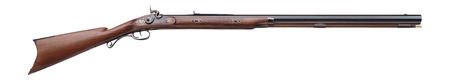 [8029874023023] Davide Pedersoli 010S206500 Missouri River Hawken 50 Cal Percussion 30" Blued Octagon Barrel, Color Case Hardened Receiver, Fixed American Walnut Stock