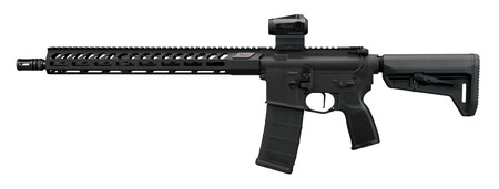 [798681744114] Sig Sauer RM400556N16BFORGE M400 Forge 5.56 NATO 30+1 16" Black Anodized Alloy Receiver w/Picatinny Rail, M-LOK Handguard, Magpul SL-K Black Polymer Stock, Black Polymer Grip, Sig ROMEO MSR Gen II Red