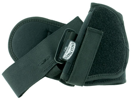 [043699882113] Uncle Mike's 88211 Ankle Holster Ankle Size 01 Black Kodra Nylon Velcro Fits .32-.380 Cal Med. Semi-Auto Fits 3-4" Barrel Right Hand