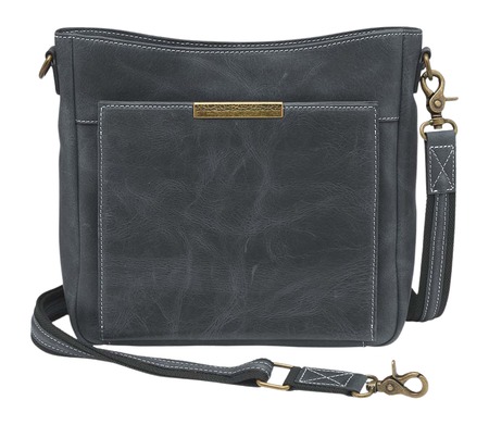 [035452175945] GTM GTM-CZY/98GREY    SLIM PURSE CROSSBODY-BUFF