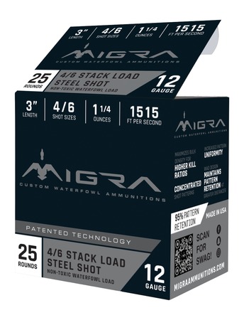 [850081504061] MIGRA M12AS46   12G 3"     4-6SHT 1.25       25/10