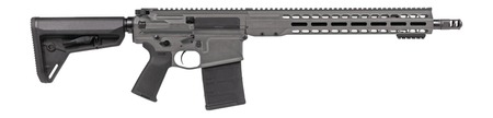 [810021512532] Barrett 18850 REC10 DMR 6.5 Creedmoor 20+1 16" Black Match Grade Threaded Barrel, Tungsten Gray Cerakote Aluminum Receiver w/Picatinny Rail, M-LOK Handguard, Magpul MOE Black Polymer Stock  &  Grip, Amb