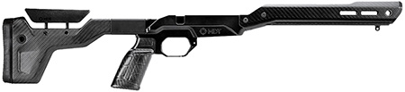 [990482701673] Mdt Sporting Goods Inc 107835BCF HNT26 Chassis System Black Carbon Fiber Fits Howa 1500 SA/ Weatherby Vanguard Compatible w/ AICS Mags Short Action ARCA
