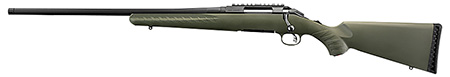 [736676169771] Ruger 16977 American Predator Full Size 6.5 Creedmoor 4+1 22" Matte Black Threaded Barrel, Matte Black Picatinny Rail Steel Receiver, Moss Green Fixed Synthetic Stock, Left Hand