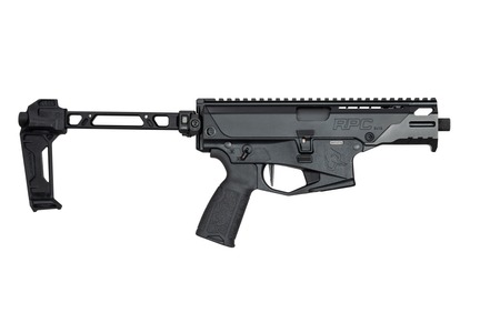 [725327944386] Taurus 1-RPC941-10SIB RPC  9mm Luger 10+1 4.50" Matte Black Threaded Barrel, Steel Receiver w/Picatinny Rail, M-LOK Handguard, Black S.I. Brace, Black Rubber Grip, Ambidextrous