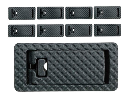 [7290111588426] FAB FX-MALC1B     LOCKING RAIL COVER SLIM 9PACK
