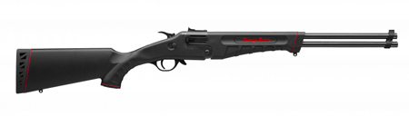 [062654224355] Savage Arms 22435 42 Takedown Full Size 22 WMR/410 Gauge 1rd 20" Satin Black Sporter Barrel, Satin Black Carbon Steel Receiver, Matte Black Fixed Synthetic Stock, Ambidextrous