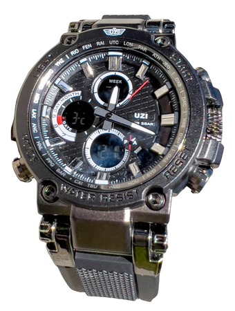 [810112982770] CAMP UZI-W1803BLK UZI SHOCK DIGITAL WATCH BLK