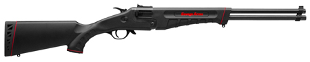 [062654224348] Savage Arms 22434 42 Takedown Compact 22 LR/410 Gauge 1rd 20" Satin Black Over/Under Barrel, Satin Black Carbon Steel Receiver, Matte Black Synthetic Fixed Stock, Ambidextrous