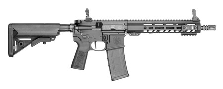 [022188891232] Smith  &  Wesson 13623 M & P 15T SBR 5.56 NATO 30+1 10.50" Black Armornite Barrel, Black Hardcoat Anodize Aluminum Receiver w/Picatinny Rail, M-LOK Handguard, B5 SOPMOD Black Polymer Stock, B5 P Type 23 G