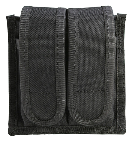 [043699882915] Uncle Mike's 88291 Universal Double Mag Case Black Kodra Nylon Belt Loop Belts 2.25" Wide