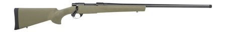 [682146890860] Howa HGR25CRHBG 1500 Hogue 25 Creedmoor 5+1 24" Matte Black Threaded Steel Barrel, Drilled  &  Tapped Receiver, Green Hogue OverMolded Synthetic Stock, Right Hand