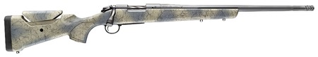[043125001422] Bergara Rifles B14S814 B-14 Wilderness Sierra 22 Creedmoor 4+1 20" Sniper Gray Cerakote Fluted Threaded Barrel  &  Steel Drilled  &  Tapped Receiver, Sporter w/Adj Comb SoftTouch Wilderness Camo w/Black W