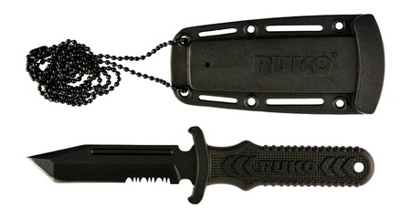 [770583909426] RUKO RUK0098         440A TIN 3"NECK/BOOT KNIFE