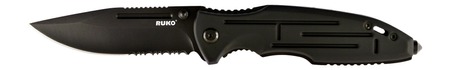 [770583909327] RUKO RUK0153      440A 3-1/2"BLK ANODIZED FOLDING