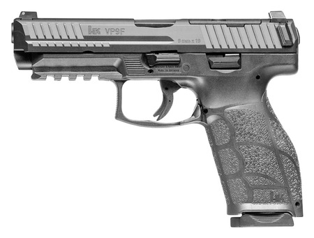 [642230276727] HK 81001497 VP9 A1 w/Optic Full Size Frame 9mm Luger 10+1 4.53" Black Steel Polygonal Rifled Barrel  &  Optic Ready/Serrated Slide, Black Polymer Frame w/Picatinny Rail, Interchangeable Backstrap Grip,