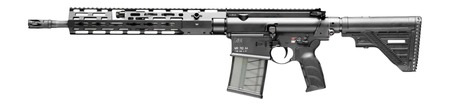 [642230269729] HK 81001056 MR762 7.62x51mm 10+1 16.50" Black Barrel, Black Receiver w/Picatinny Rail, M-LOK Handguard, Black Polymer Stock, Black Polymer Grip, Ambidextrous