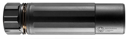 [810042340060] Dead Air SMK762 Sandman K 30 Cal (7.62mm), Rated Up To 300 RUM, 5.40" L, Black Stainless Steel, 5/8"-24 tpi QD KeyMo Muzzle Brake