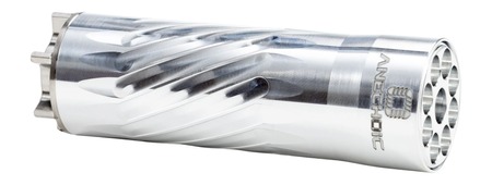 [850059666937] Anechoic PSQ-RA Pipsqueak 22 22LR/22WMR/17HMR 1.10" Raw Aluminum/Titanium 1/2"x28