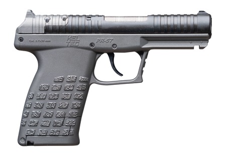 [640832011630] Kel-Tec PR57TNG PR-5.7  Compact Frame 5.7x28mm 20+1 4" Stainless Steel Rotary Barrel, Black Optic Ready/Serrated Slide, Tungsten Gray Frame  &  Textured Grip