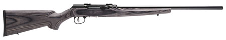 [011356470065] Savage Arms 47006 A17 Target Sporter Full Size Semi-Auto 17 HMR 10+1 22" Black Heavy/Target Barrel, Black Steel Receiver, Gray Laminate Stock